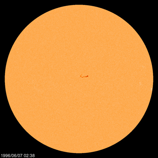 Sunspot regions