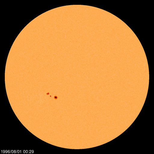 Sunspot regions