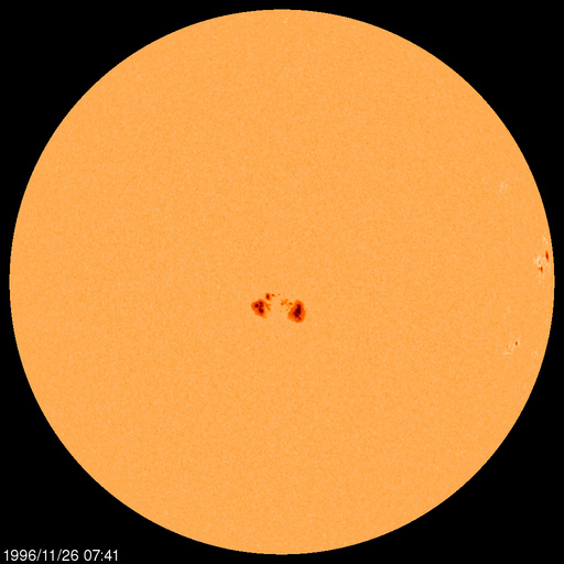 Sunspot regions