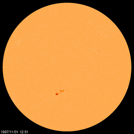 Sunspot regions