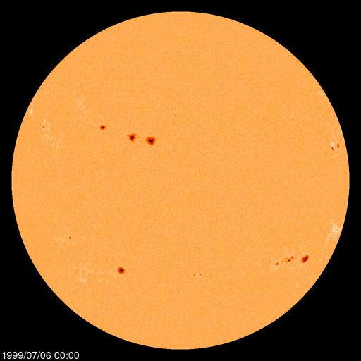 Sunspot regions