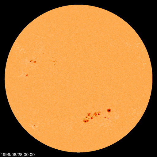 Sunspot regions