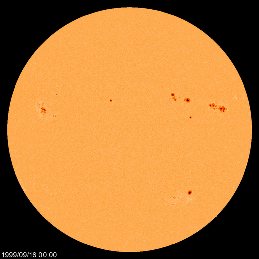 Sunspot regions