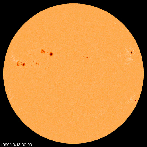 Sunspot regions