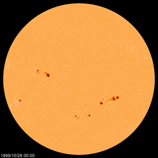 Sunspot regions