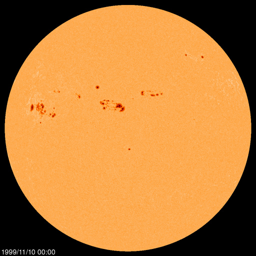 Sunspot regions