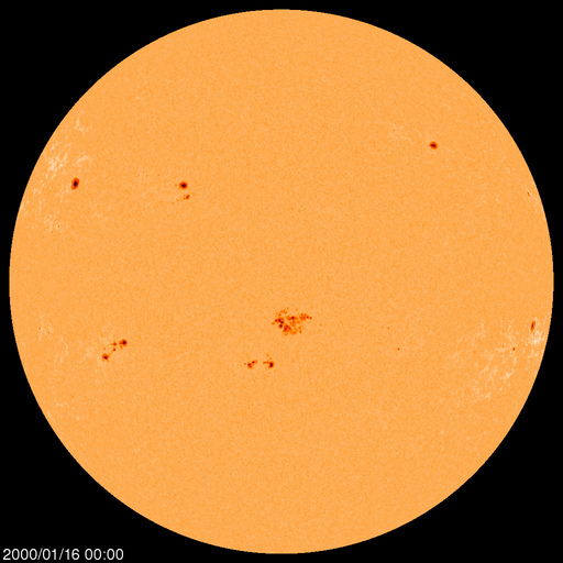 Sunspot regions