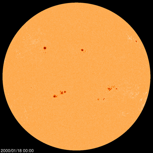 Sunspot regions