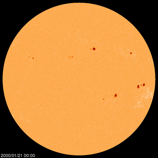 Sunspot regions