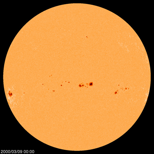 Sunspot regions