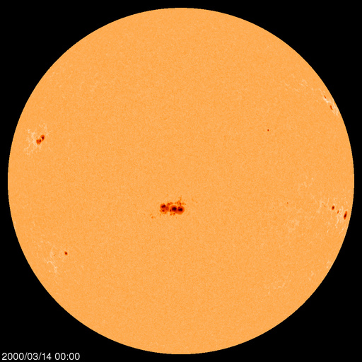 Sunspot regions