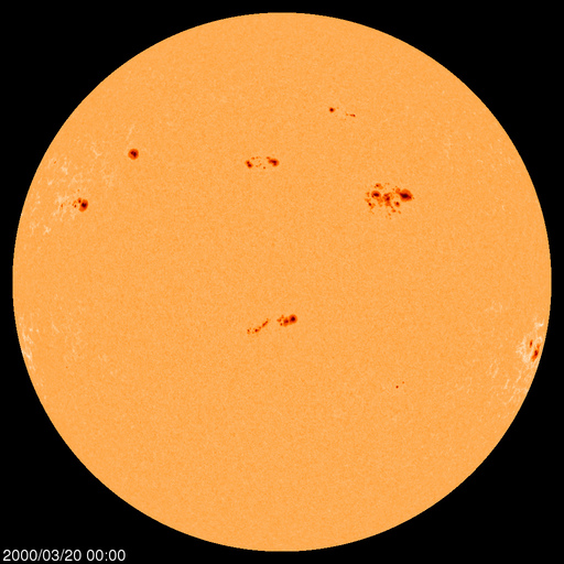 Sunspot regions