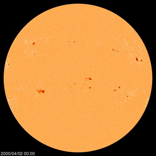 Sunspot regions