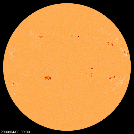 Sunspot regions