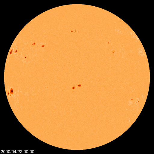 Sunspot regions