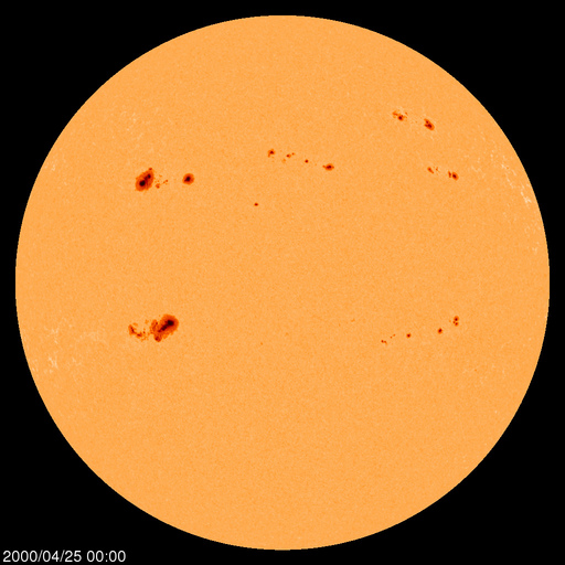 Sunspot regions