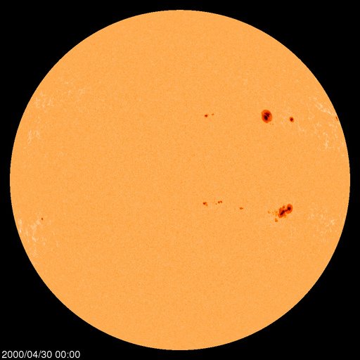 Sunspot regions