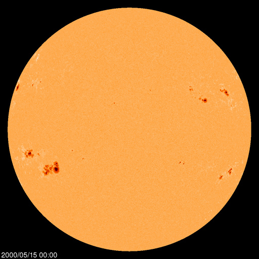 Sunspot regions