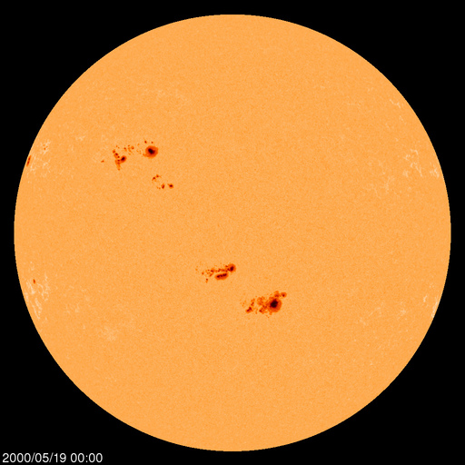 Sunspot regions