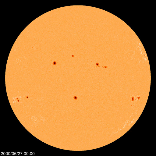 Sunspot regions