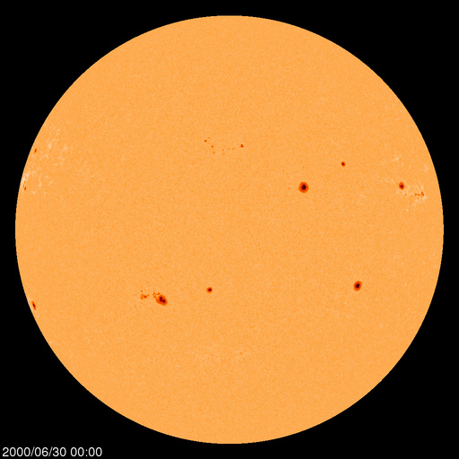 Sunspot regions