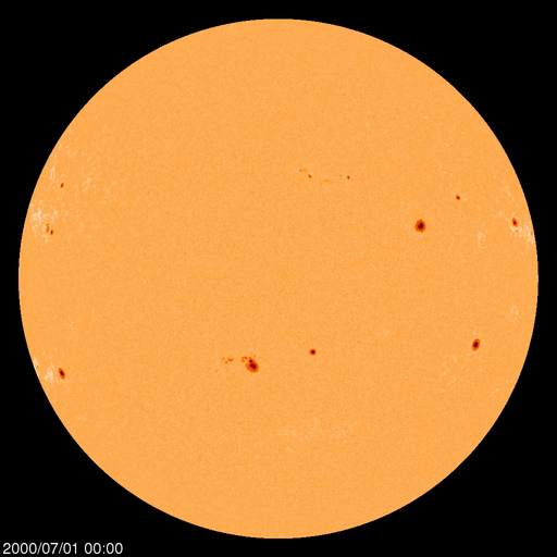 Sunspot regions