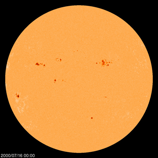 Sunspot regions