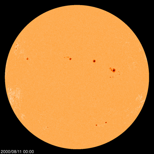 Sunspot regions