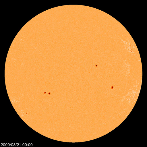 Sunspot regions