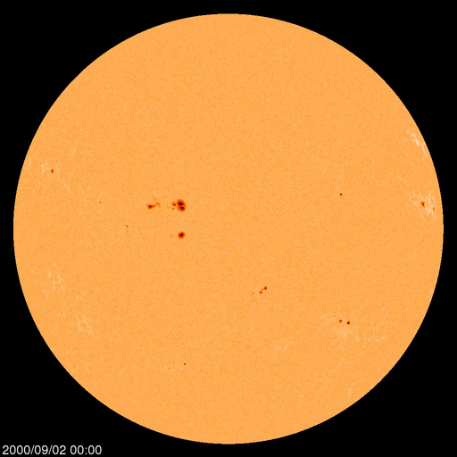 Sunspot regions