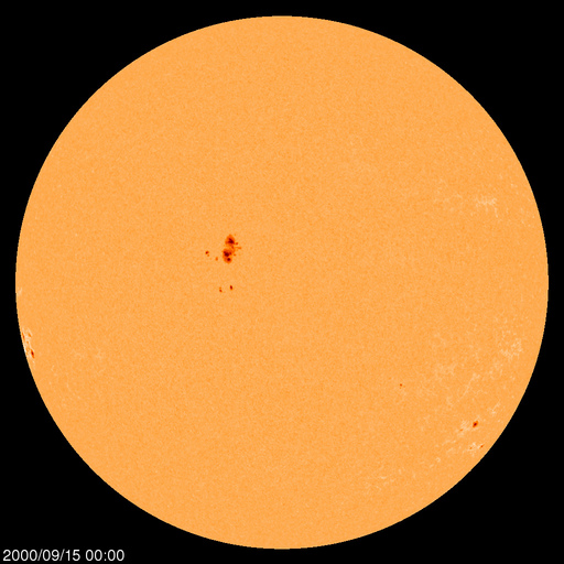 Sunspot regions