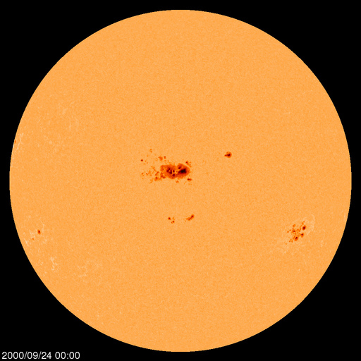 Sunspot regions