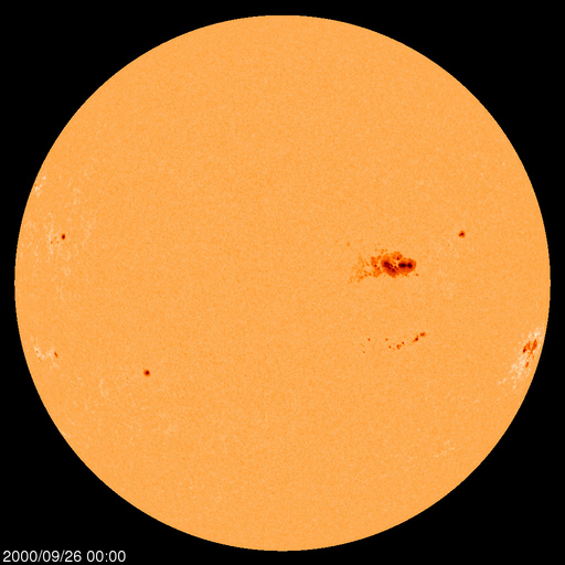 Sunspot regions