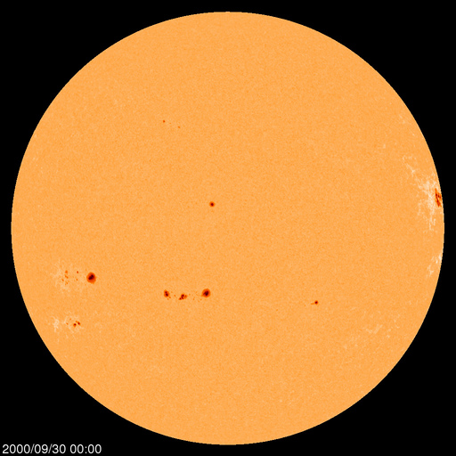 Sunspot regions