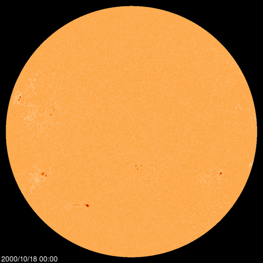 Sunspot regions