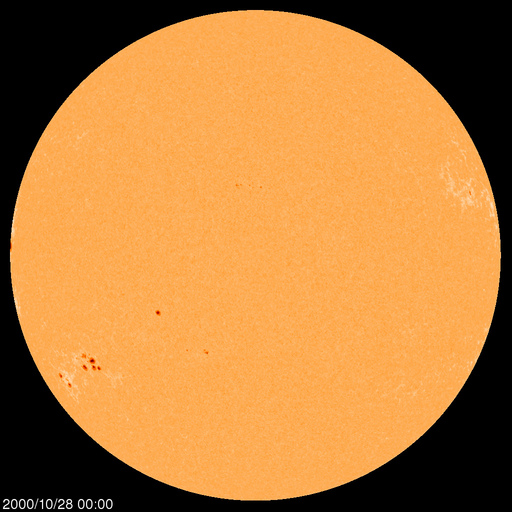 Sunspot regions