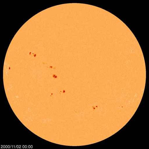 Sunspot regions