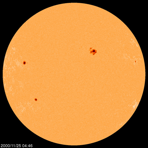 Sunspot regions