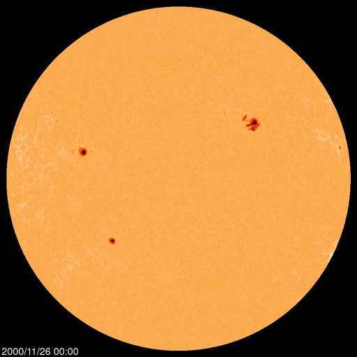 Sunspot regions