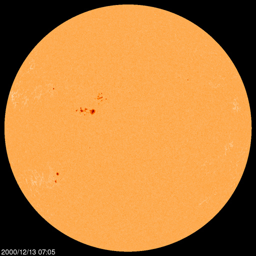 Sunspot regions