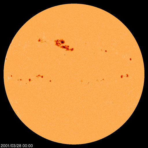 Sunspot regions