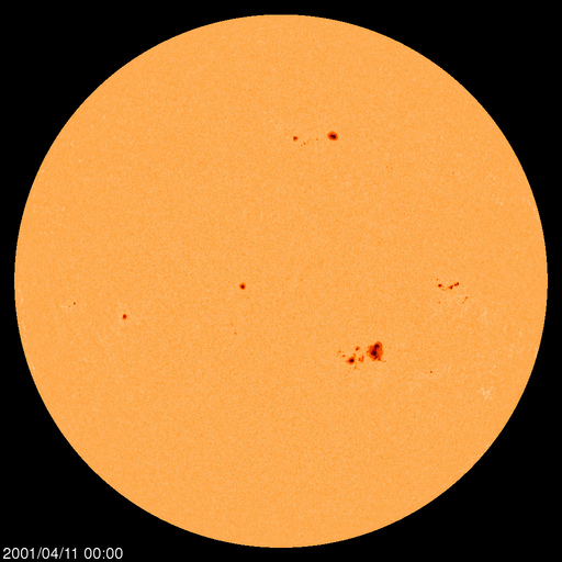 Sunspot regions