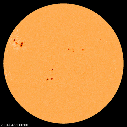 Sunspot regions