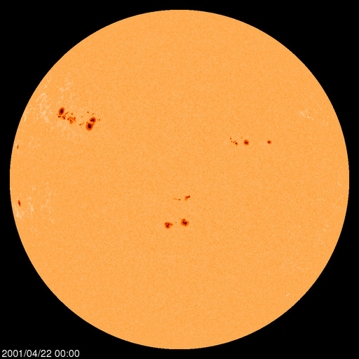 Sunspot regions