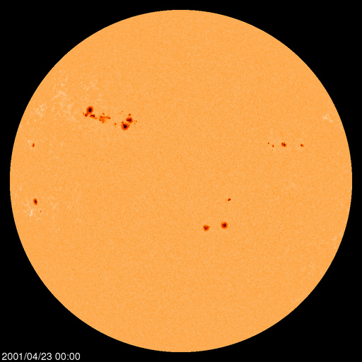 Sunspot regions