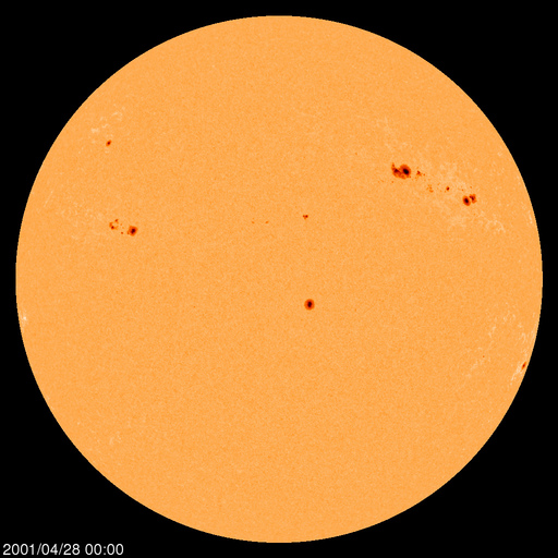 Sunspot regions