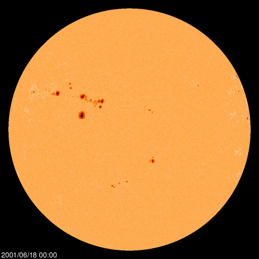 Sunspot regions