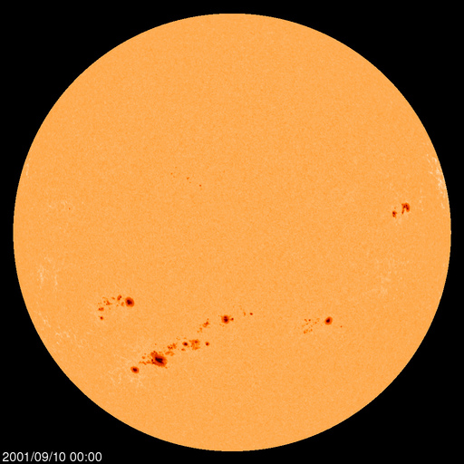 Sunspot regions