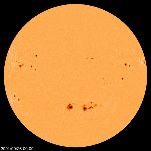 Sunspot regions