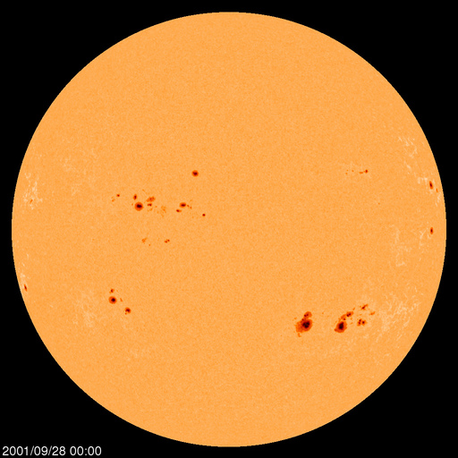 Sunspot regions